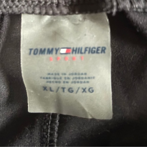 NWOT Tommy Hilfiger Sport Black Jogger Sweat Pants Size: L/ X Large (no pilling) - Picture 5 of 5